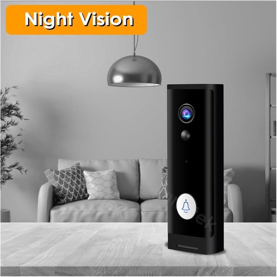 Draadloze Deurbel - Video Intercom - Toegangscontrole Huis - 1080P HD Camera - Inclusief 64GB - Optie 5 — afbeelding 3
