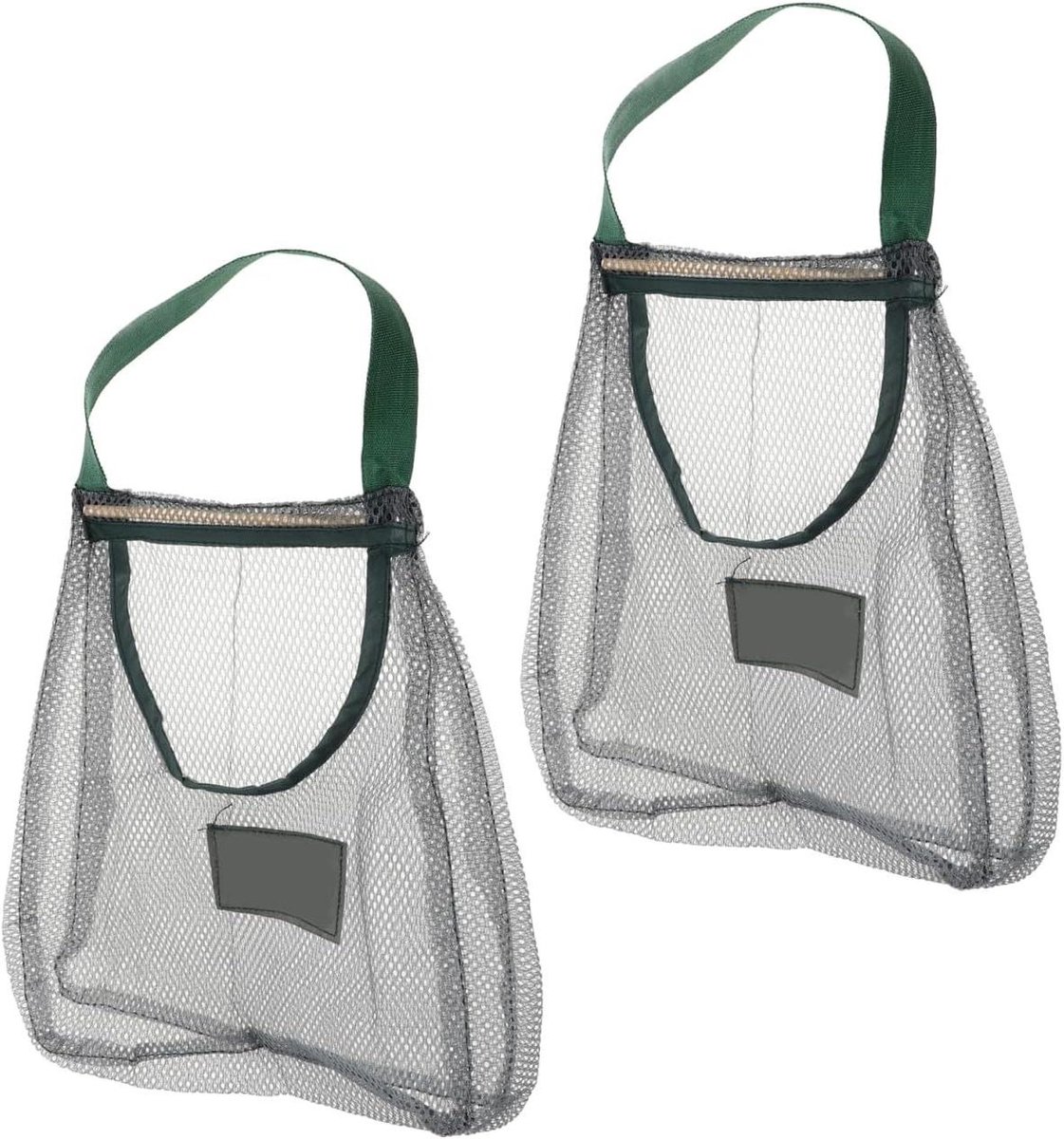 Hangende Groente Tas - Opbergnet - Keuken Opslag - Ademend Ontwerp - 28 x 25 cm - Groen