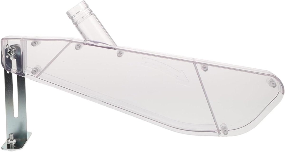 Tafelzaag Beschermkap - Zaagblad Bescherming - Houtbewerking Veiligheid - Universele Pasvorm - 40 x 15.5 cm - Transparant