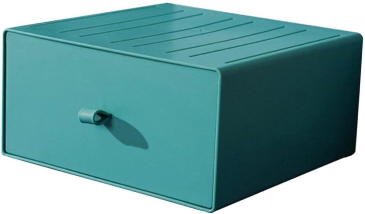 Opbergdoos Lades - Bureau Organizer - Bureau Opbergen - Stapelbaar Ontwerp - 20x20x10cm - Groen