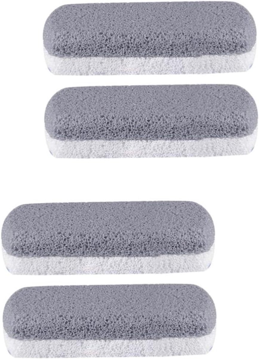 Voetvijlen Set - Eelt Verwijderaar - Voeten Verzorgen - Ergonomisch Ontwerp - 4 Stuks - Grijs