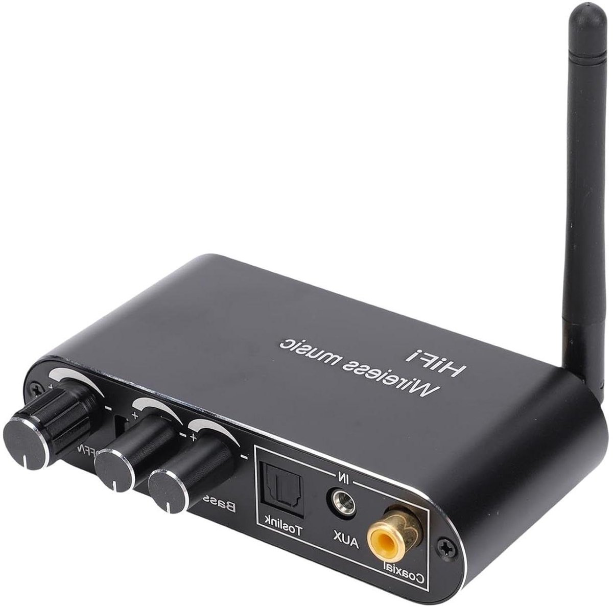Audio Converter - Geluidsdecoder - Draadloos Geluid - BT 5.1 Ontvanger - 20 Meter Bereik - Zwart