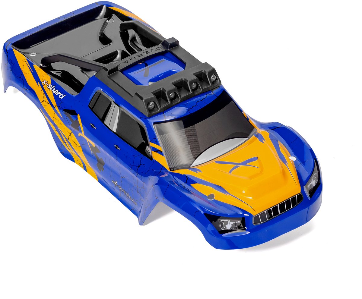 Overmax X-Shard RC auto / RC car Monster Truck 4x4 – metalen aandrijving – tot 30 km/u – LED verlichting – off-road – IPX4 – bereik 90 m – 1:16 – RTR set – 20 min rijtijd – onafhankelijke vering – vanaf 8 jaar - Bestuurbare Auto — afbeelding 2
