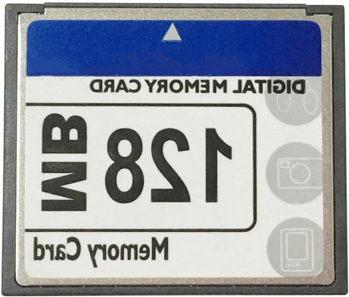 Geheugenkaart - Compact Flash - Data Opslag - Compacte Flitser - 128MB - Zwart
