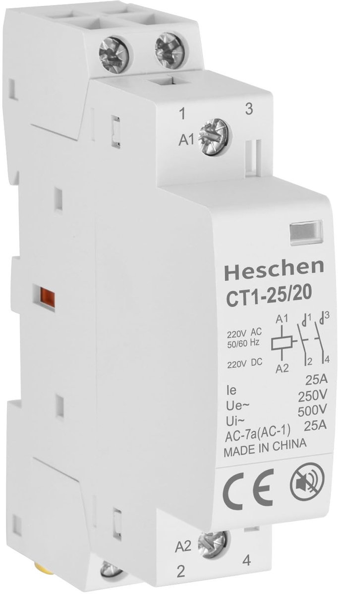Dailygoods - Modulaire Huishoudelijke Wisselstroombeveiliging 25 A 2-polig