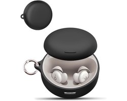 Hoes voor Anker Soundcore Sleep A30 Wireless Headphones, daunke zachte siliconen beschermhoes, huidvriendelijk etui met ronde gesp, volledige bescherming, zwart