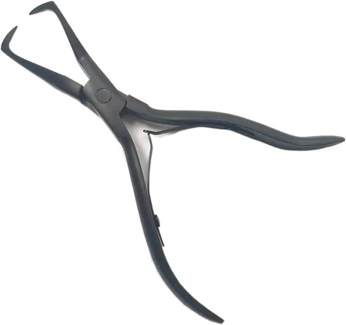 Verlengtang Haar - Haar Tool - Extensions Plaatsen - Roestvrij Staal - 1 Stuk - Zwart