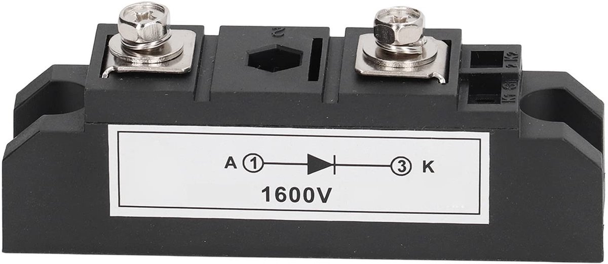 Dailygoods - Cosensi - Dailygoody - Bruggelijkrichter - 3-fase voeding - 110A 1600V - Hoge kwaliteit - Betrouwbaarheid - Ideaal voor industriële toepassingen - Compacte vorm