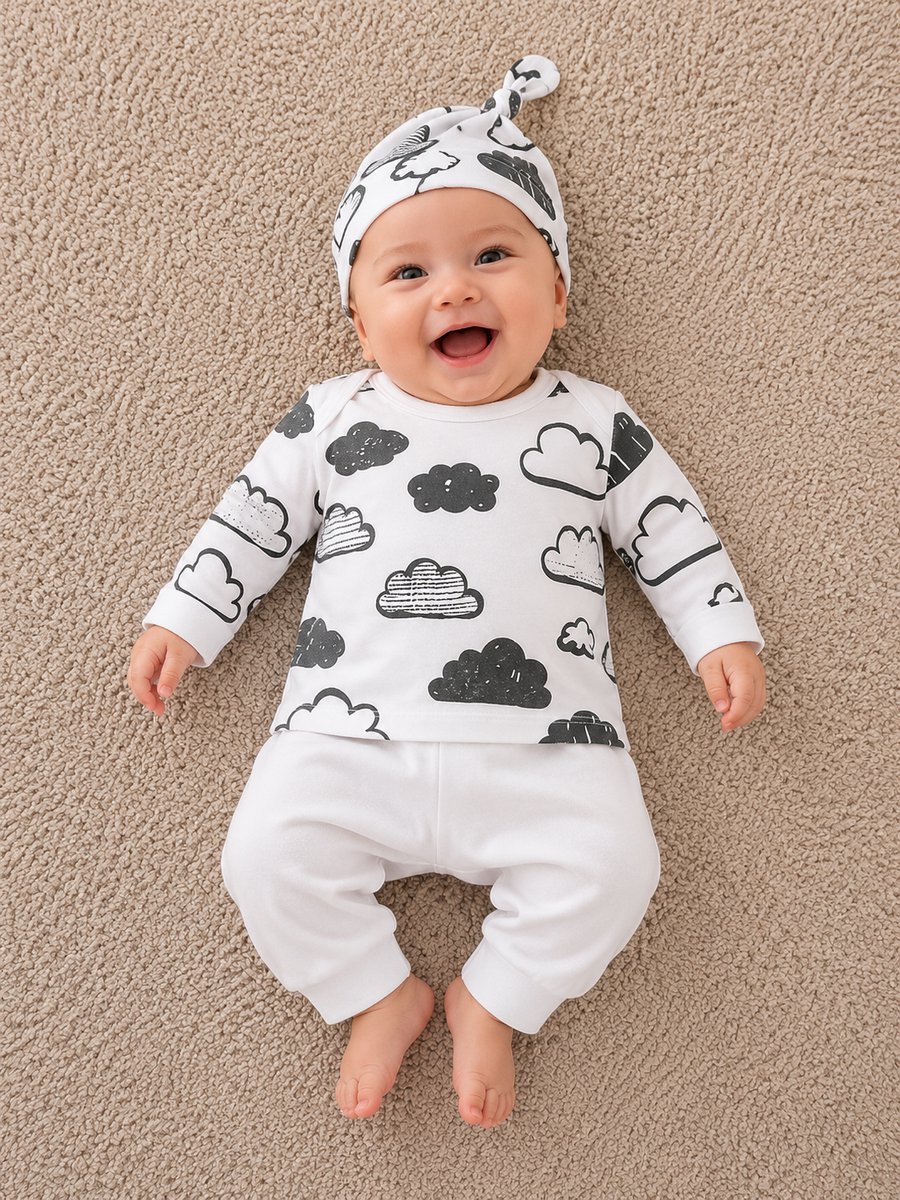 Nezr® Baby Kleding Set - Jongens en Meisjes Romper - Kraamcadeau - Babyshower Cadeau - 3-6 Maanden