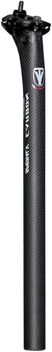 Fiets Zadelpen - Koolstofvezel Pen - Comfortabel Fietsen - Lichtgewicht Ontwerp - 27.2 31.6mm - Mat Zwart