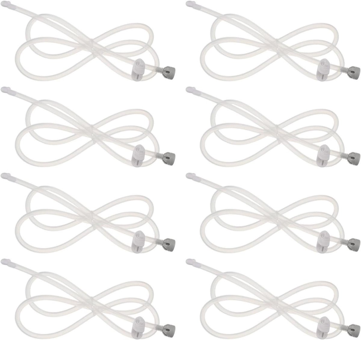 8 Stuks Delige Vervangende Tubing voor Elektrische Mondirrigator Duurzaam Plastic Mondhygiëne-accessoire voor Thuisgebruik Eenvoudig Te Installeren Betrouwbare Waterstroom