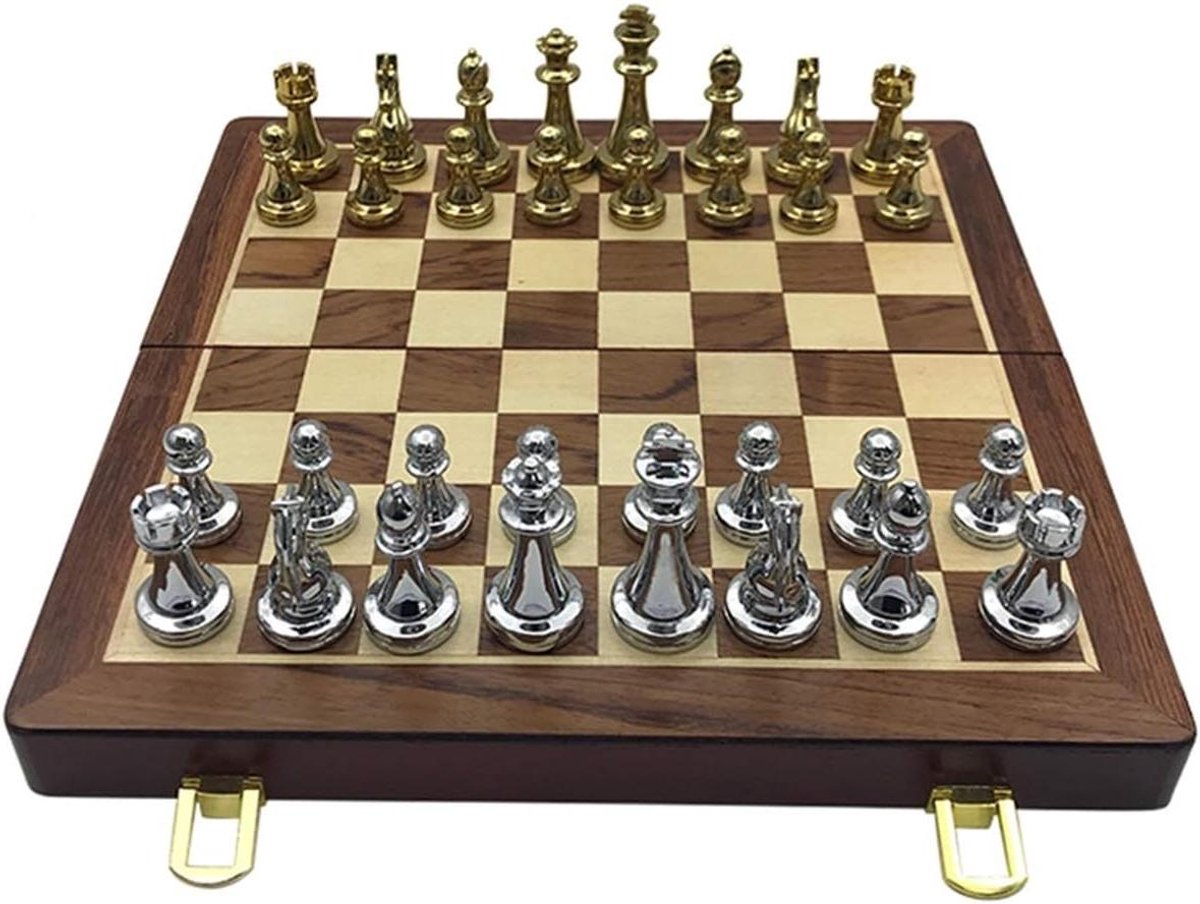 Schaakset - Schaakbord spel - Hersentraining - Opvouwbaar ontwerp - Professioneel - Niet gespecificeerd
