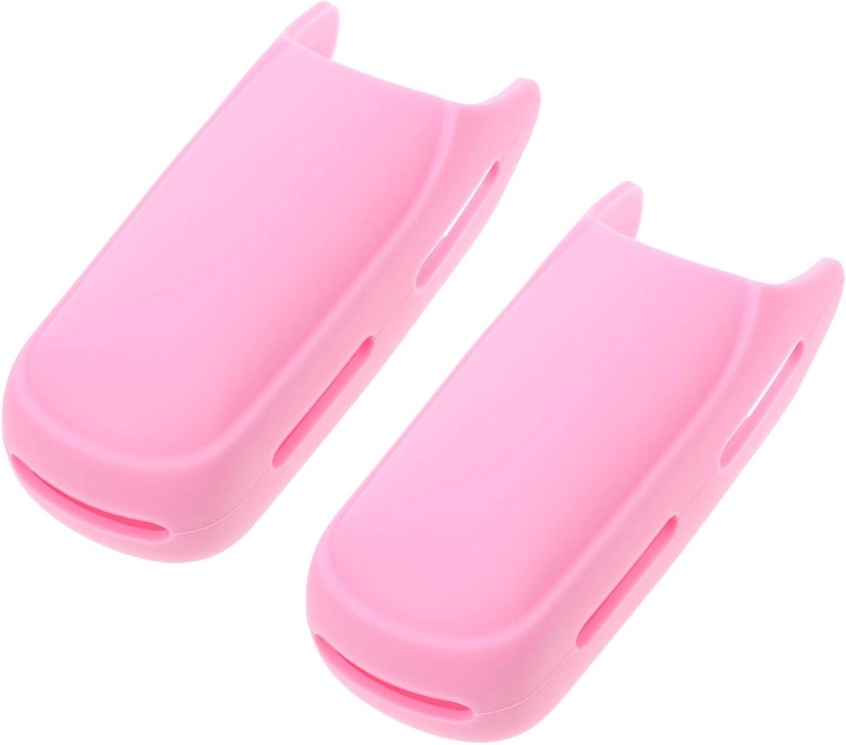 Hittebestendige Covers - Krultang Handvat - Veilig Stylen - Universele Pasvorm - 9 x 4 cm - Roze