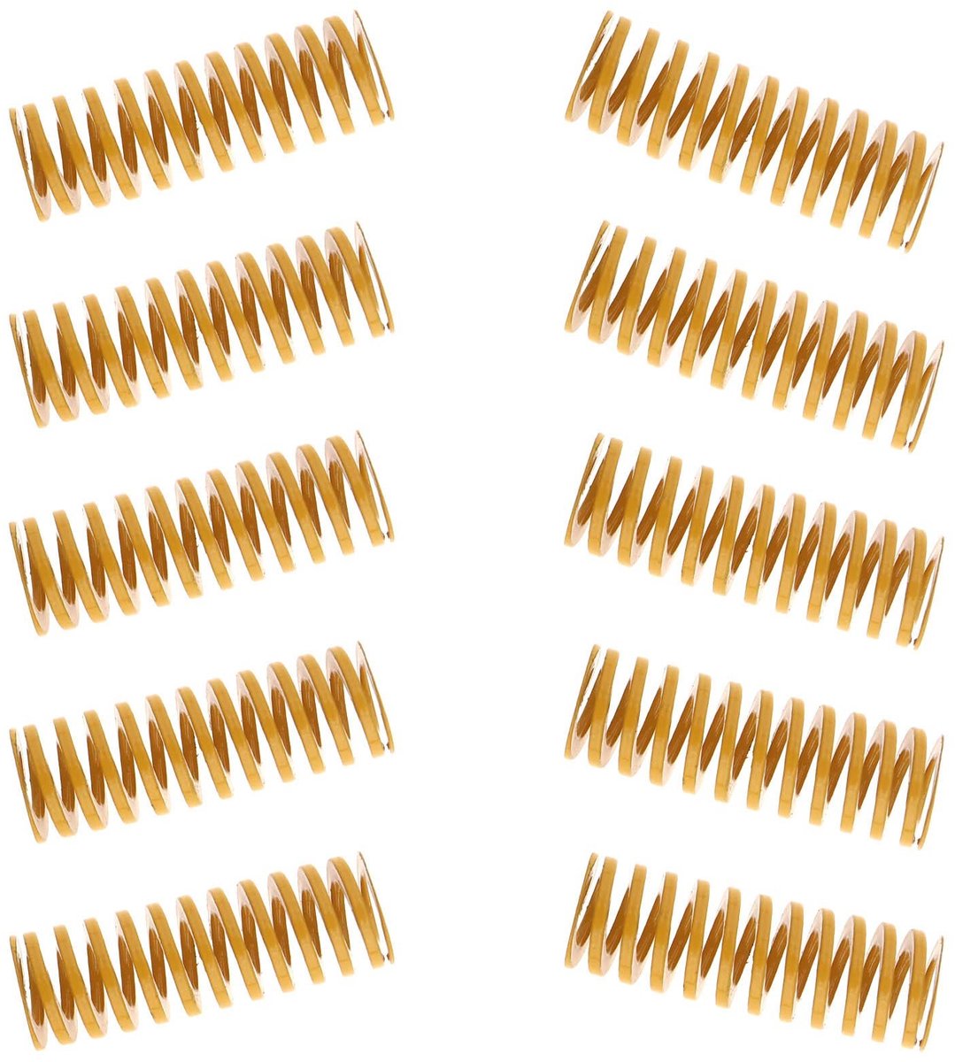 Cosensi - Dailygoods - Gele Compressie Mould Lente 8x25mm - Voor Verwarmd Bed 3D Printer - Lichte Belasting - Metaal - Compatibel CR-10