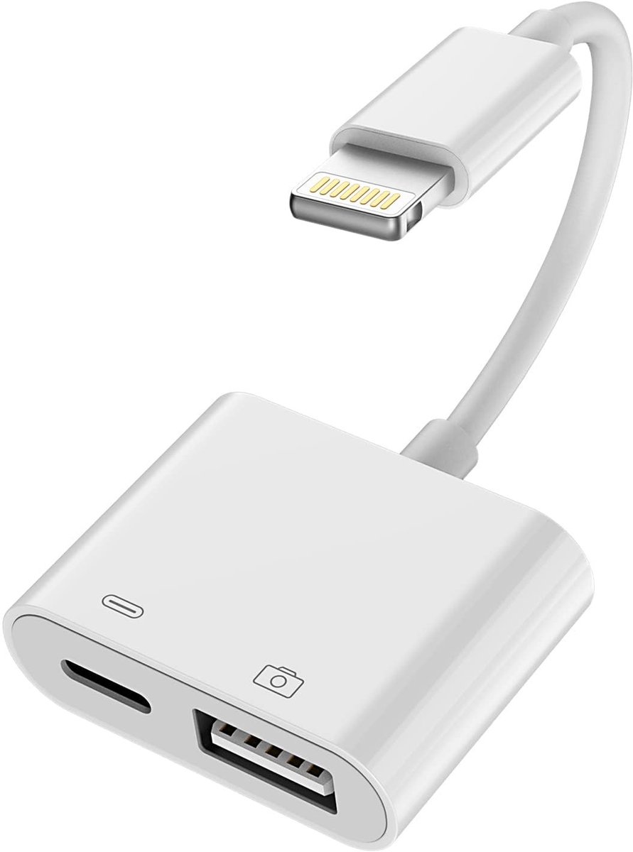 Cosensi - Dailygoods - Lightning naar USB Female Adapter 2-in-1