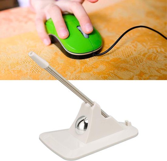 SnelShoppen - Gaming Mouse Bungee, Flexibele Muiskabel Beheer, Roestvrijstalen Muiskabelhouder Zwart voor Esports (Wit), Antislip en Duurzaam van snelshoppen — afbeelding 5