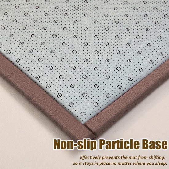 Japanse Tatami Mat - Vloerbed Slaapmat - Koel Slapen - Ademend Ontwerp - 120x190cm - Russet — afbeelding 2