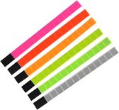 Fietsbroekklem - 6 stuks - Broekklemmen met Reflectie - Broekklemmen - Reflecterende broekklemmen - Universele Fietsbroekclip - Geschikt voor racefietsen en mountainbikes - 38cm lang