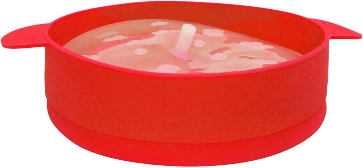 Popcorn emmer - Magnetron bak - Snacken thuis - Opvouwbaar ontwerp - 15 kopjes - Rood