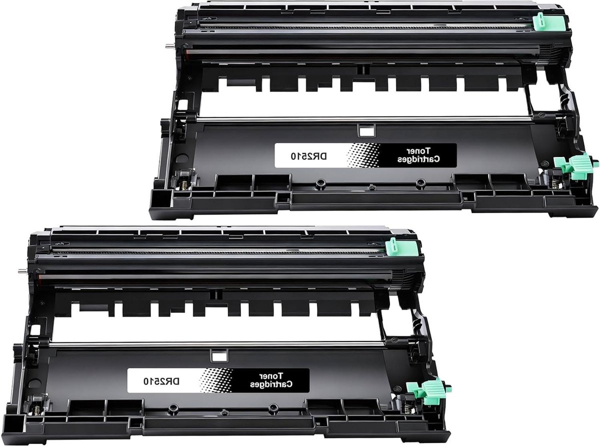 Trommel Set - Printer Drums - Scherpe Afdrukken - Met Chip - 2 Stuks - Zwart