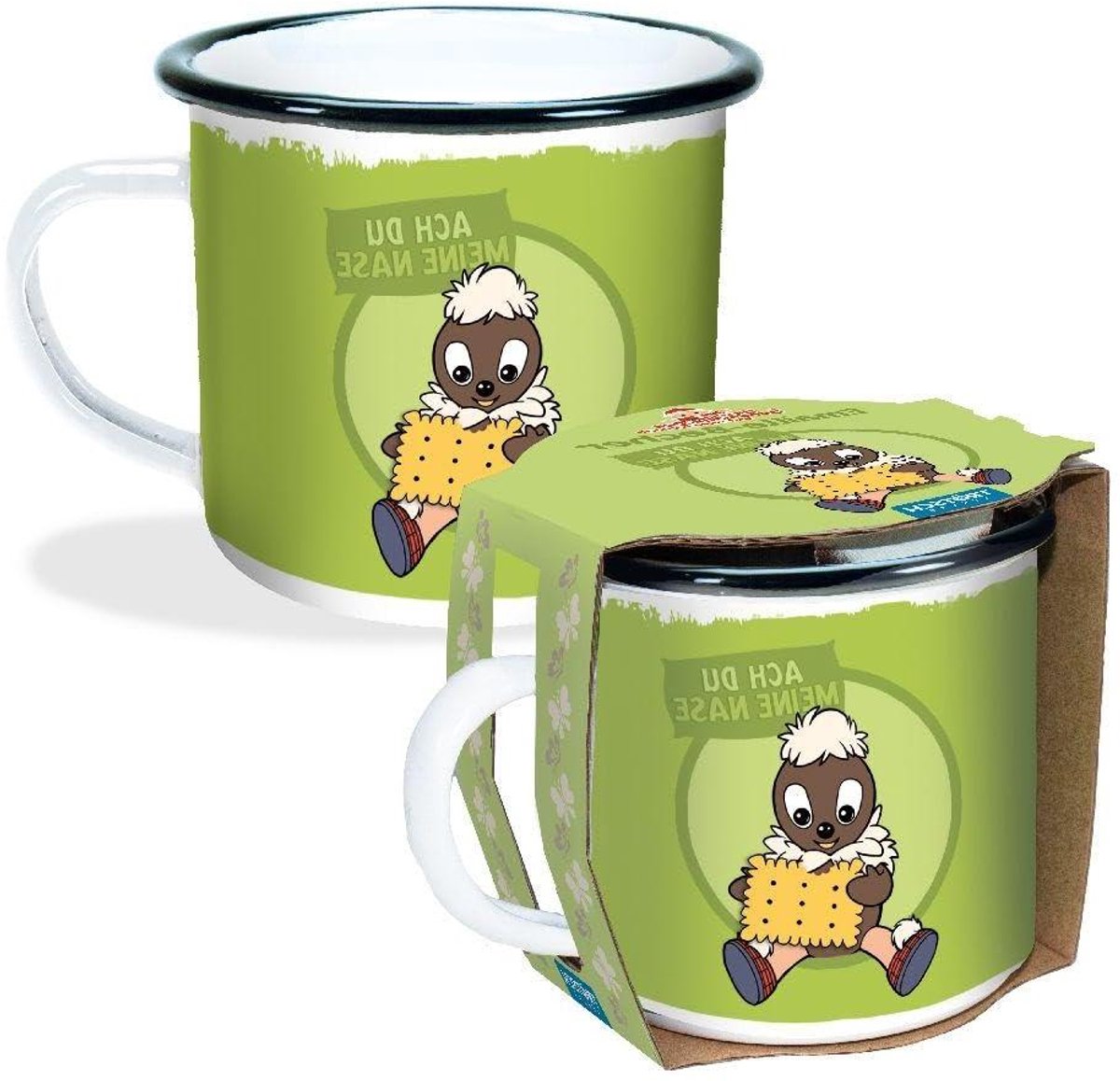 Emaille Mok - Pitti Mok - Koffie en Thee - Unieke Vorm - 30 cl - Meerdere Kleuren