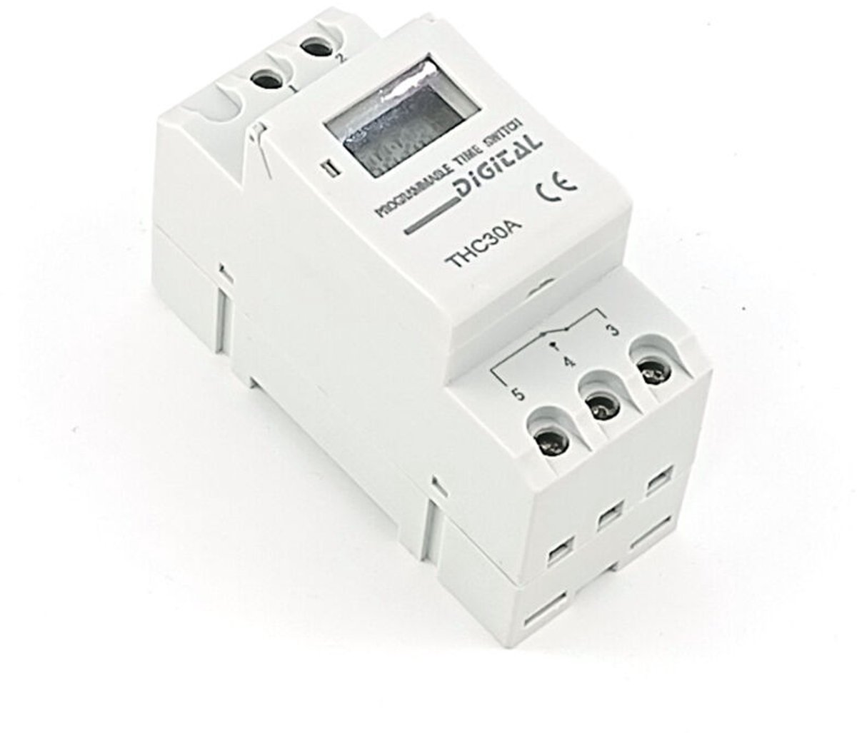 220V DIN-rail digitale timer - Programmeerbare timer voor verdeelborden in huis