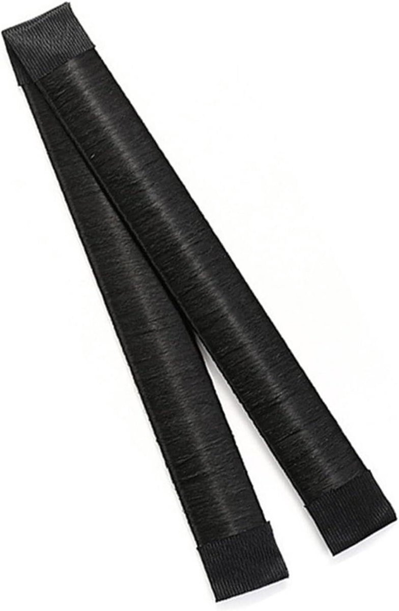 Haar Knoot Maker - Haarband Hulpmiddel - Feestelijk Haar - Realistisch Effect - 21.5 cm - Zwart