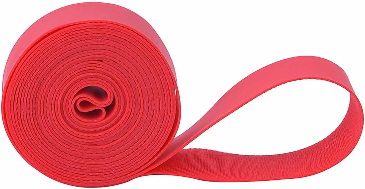 Fietsband Bescherming - Velglint - Lekke Banden Voorkomen - Duurzaam PVC Materiaal - 2 Stuks - Rood