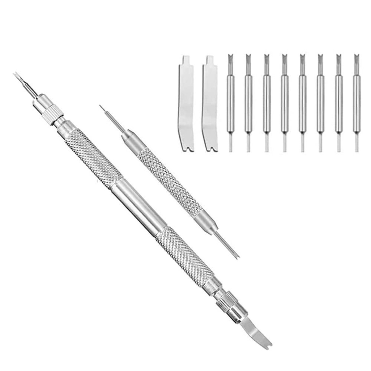Horloge Reparatie Kit - Band Verstel Set - Horloge Onderhoud - Inclusief Handleiding - 20 x 12 cm - Zilverkleurig