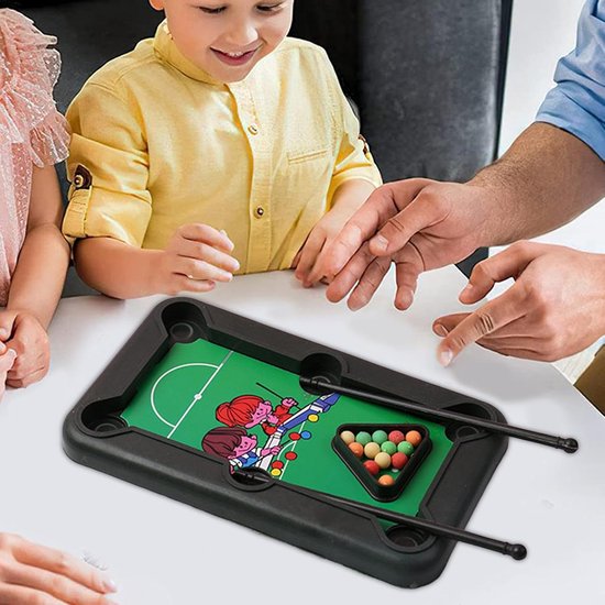 Tafelblad Biljartspel - Mini Pooltafel - Interactief Spel - Robuust Ontwerp - 15 x 9 cm - Niet gespecificeerd — afbeelding 4