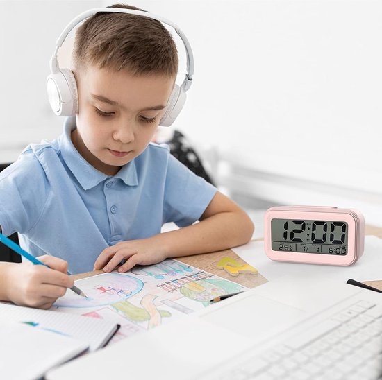 Kinderwekker - Digitale Wekker Slaapkamer - Slaaptrainer Kinderen - kinderkamer — afbeelding 4