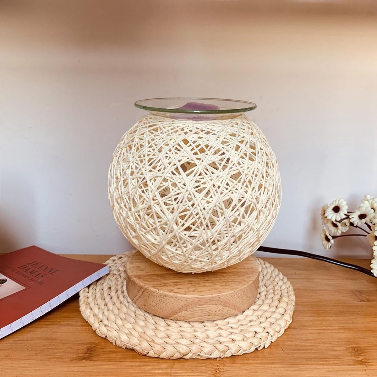 Wax Melter - Geurbrander Lamp - Aromatische Sfeer - Verstelbaar Licht - 24.7 cm Lengte - W