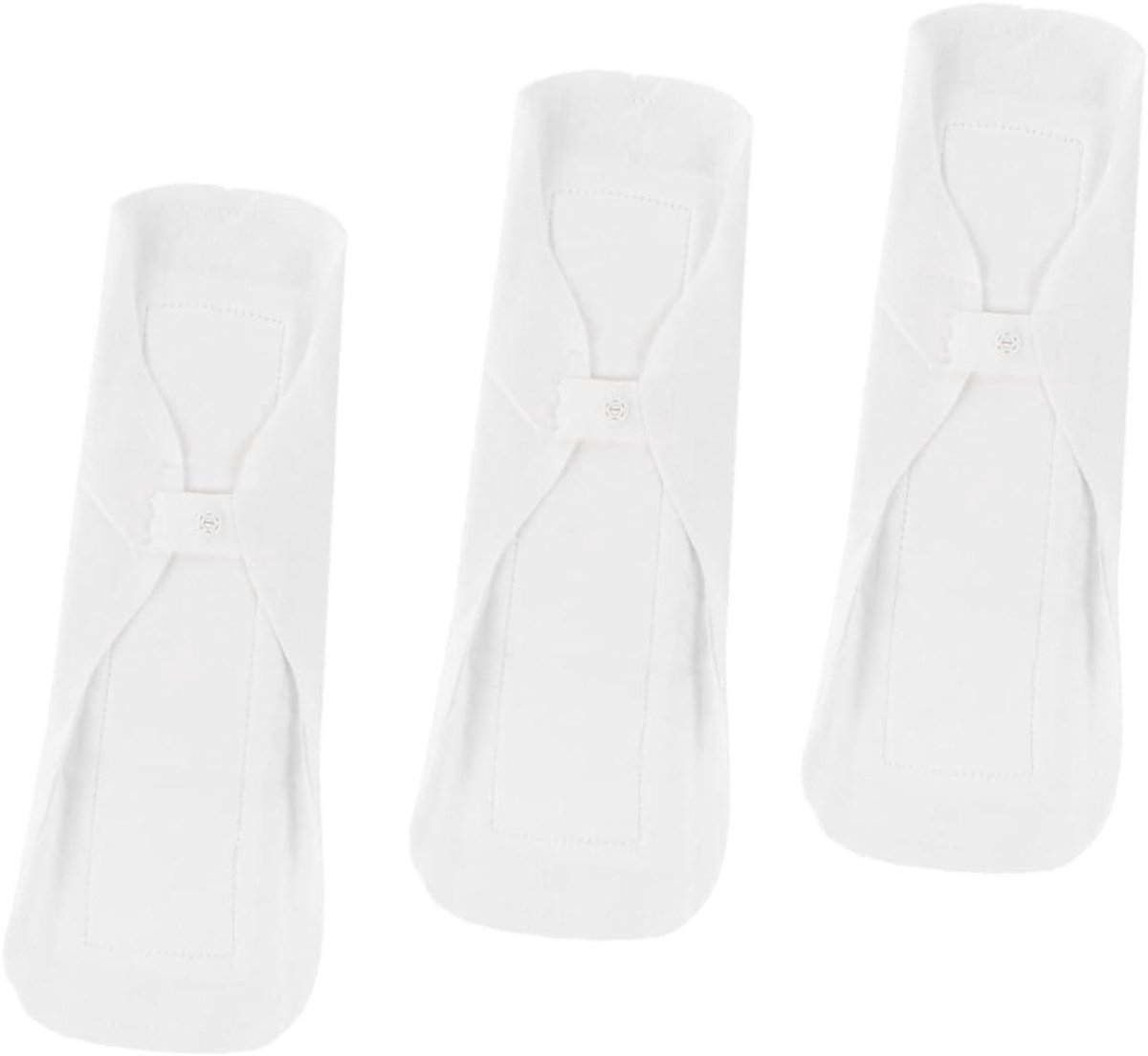 Herbruikbare Pads - Wasbare Inlegkruisjes - Intieme Hygiëne - Lekvrij Ontwerp - 3 Stuks - Katoen