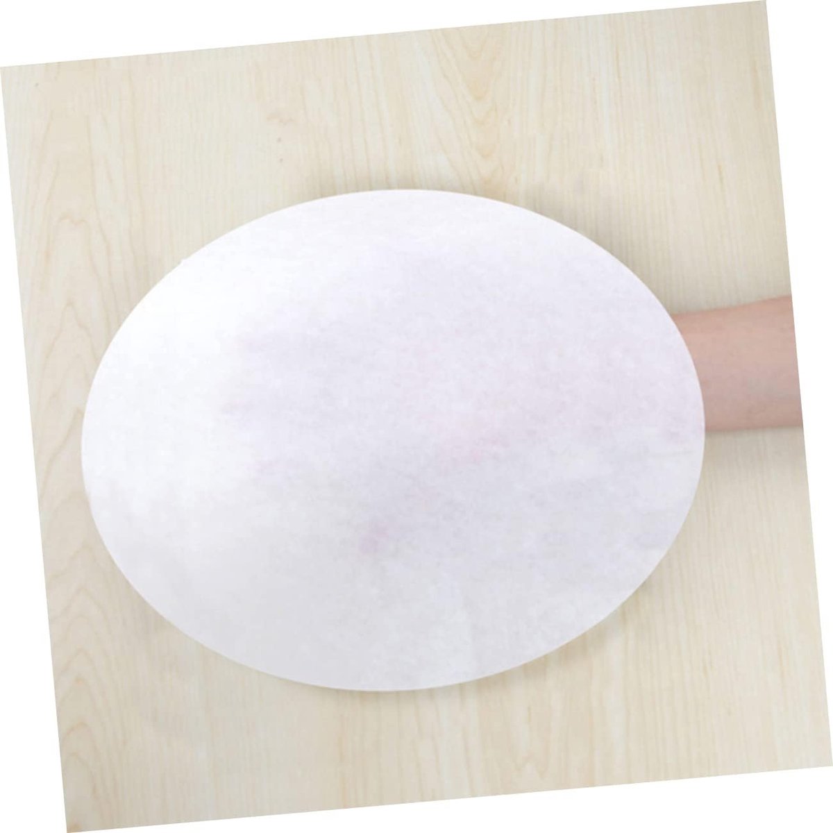 Bakpapier Vellen - Ronde Vormpjes - Oven Gebruik - Antiaanbak Laag - 20 Cm Diameter - Wit