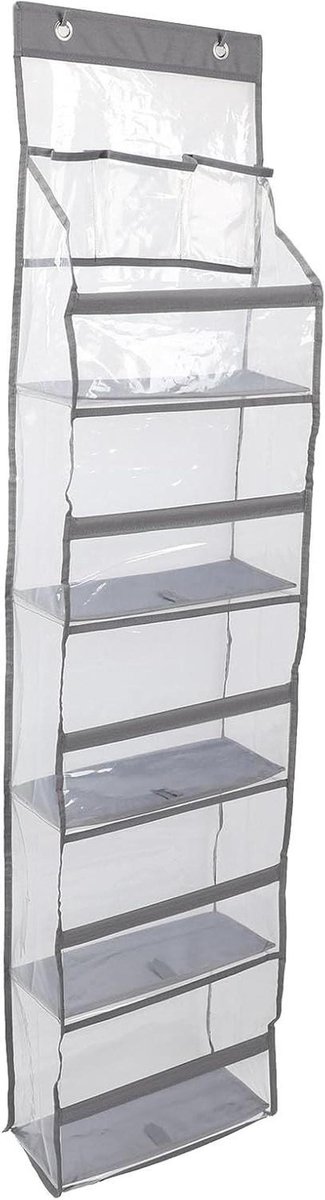 Deur Organizer - Opberger Zakken - Ruimte Besparen - Anti-kantel Ontwerp - 5 Lagen - Grijs