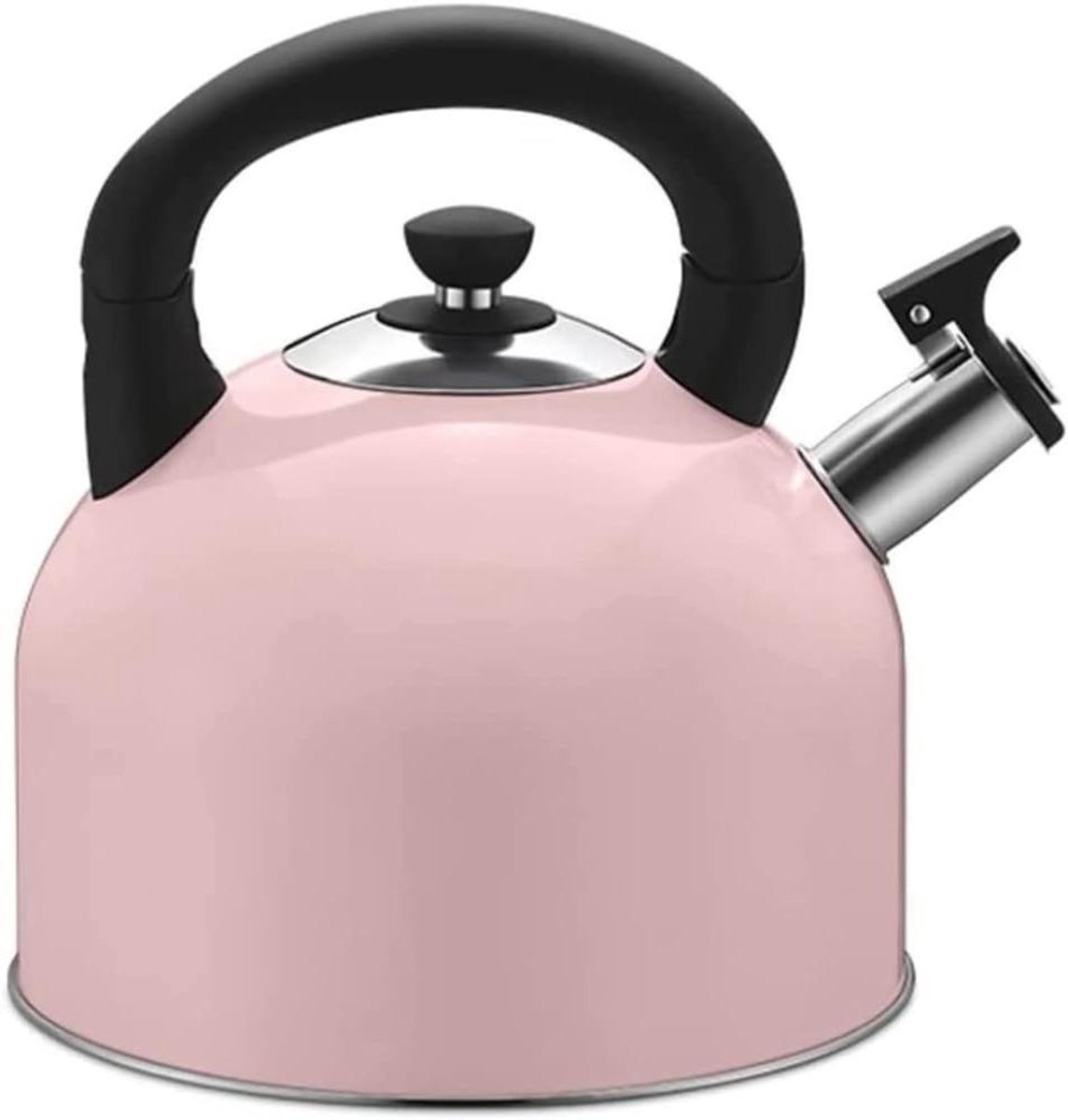 Roestvrijstalen Ketel - Theepot Fornuis - Water Koken - Automatisch Gefluit - 4 Liter - Zilver