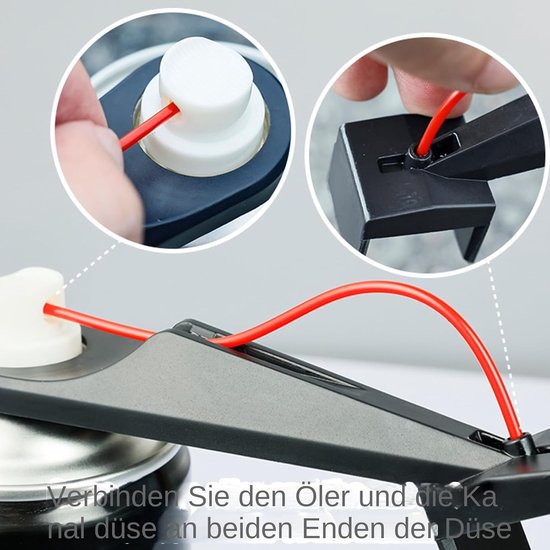 Kettingolie Applicator - Olie Hulpstuk - Motoronderhoud - Precisie Smering - 4.33x0.98cm - Grijs — afbeelding 5