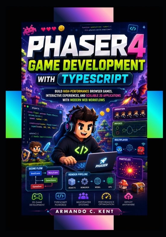 Phaser 4 Game Development with TypeScript - cover