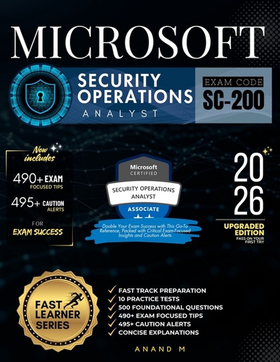 Microsoft Security Operations Analyst Exam Code - Sc-200 - cover