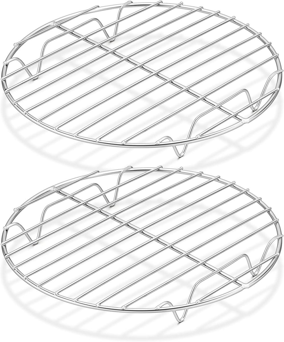 Dailygoods - Dailygoody - Taartrooster - Afkoelrooster - Roestvrij staal - Ø 23 cm - Bakaccessoires - Koelen - Keuken gereedschap