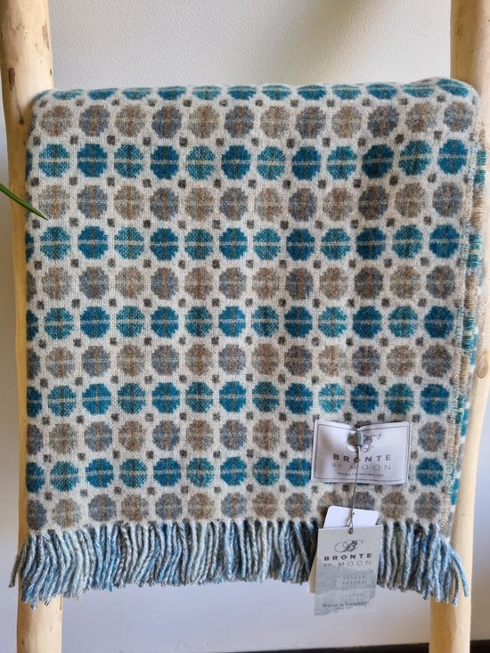 Wollen Plaid - MILAN Eucalyptus (Merino) 140x185cm - Bronte x Plaids.shop