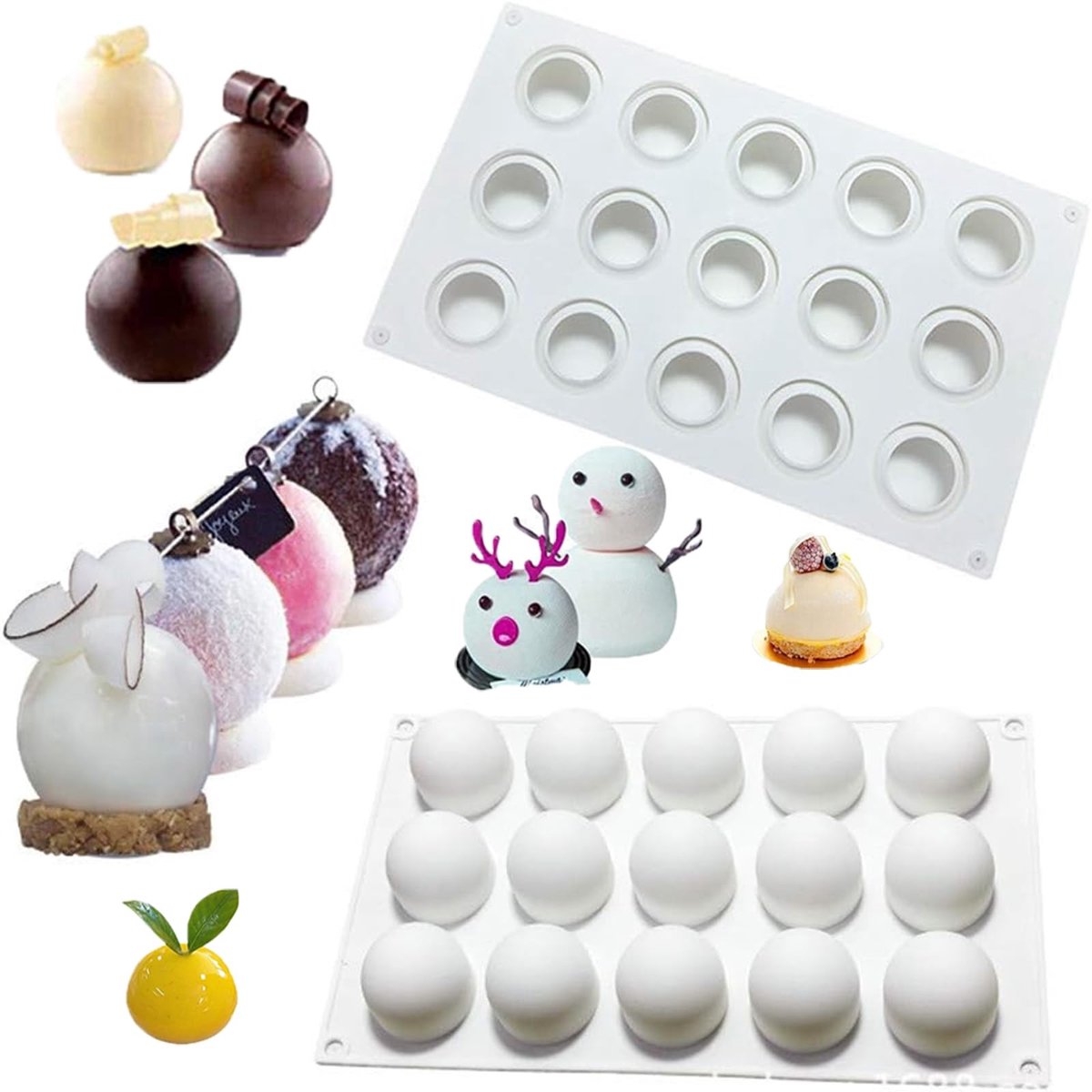 Dailygoods - Siliconen Cakevorm voor Muffins en Chocolade
