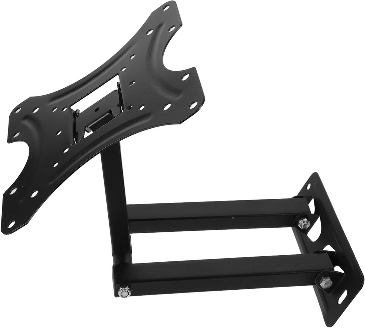 TV Muurbeugel - TV Ophanging - Ruimte Besparen - Verstelbare Kijkhoek - 40 x 20.5 cm - Zwart