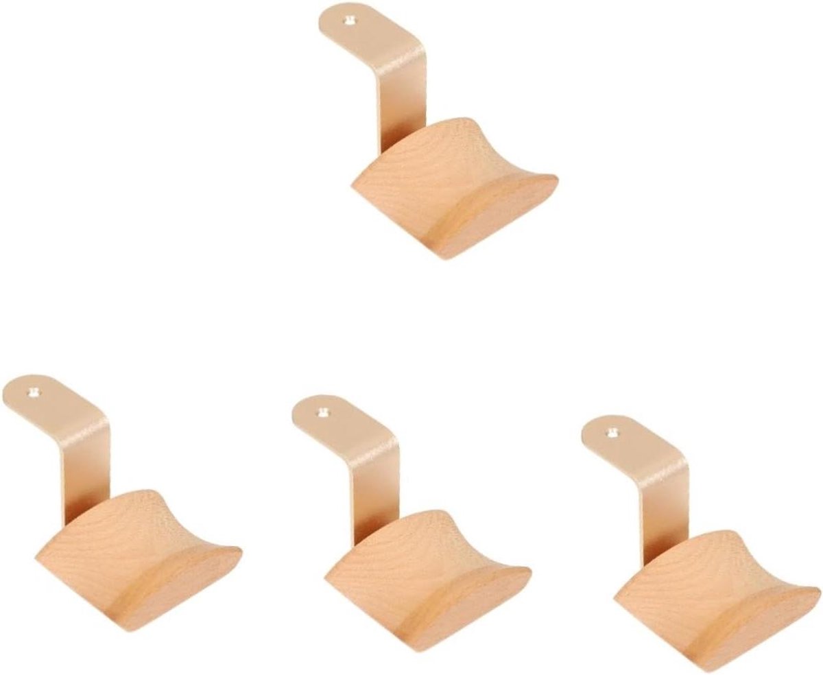 Koptelefoonstandaard Set - Headset Rek - Opbergen Thuis - Massief Hout Aluminium - 4 Stuks - Diverse Kleuren