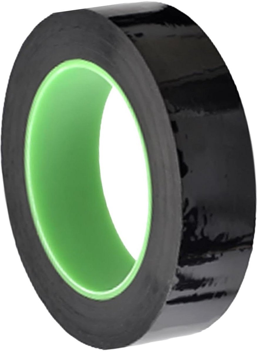 Tubeless Velglint - Fietsband tape - Wiel bescherming - Ultradun zelfklevend - 50 meter - Zwart