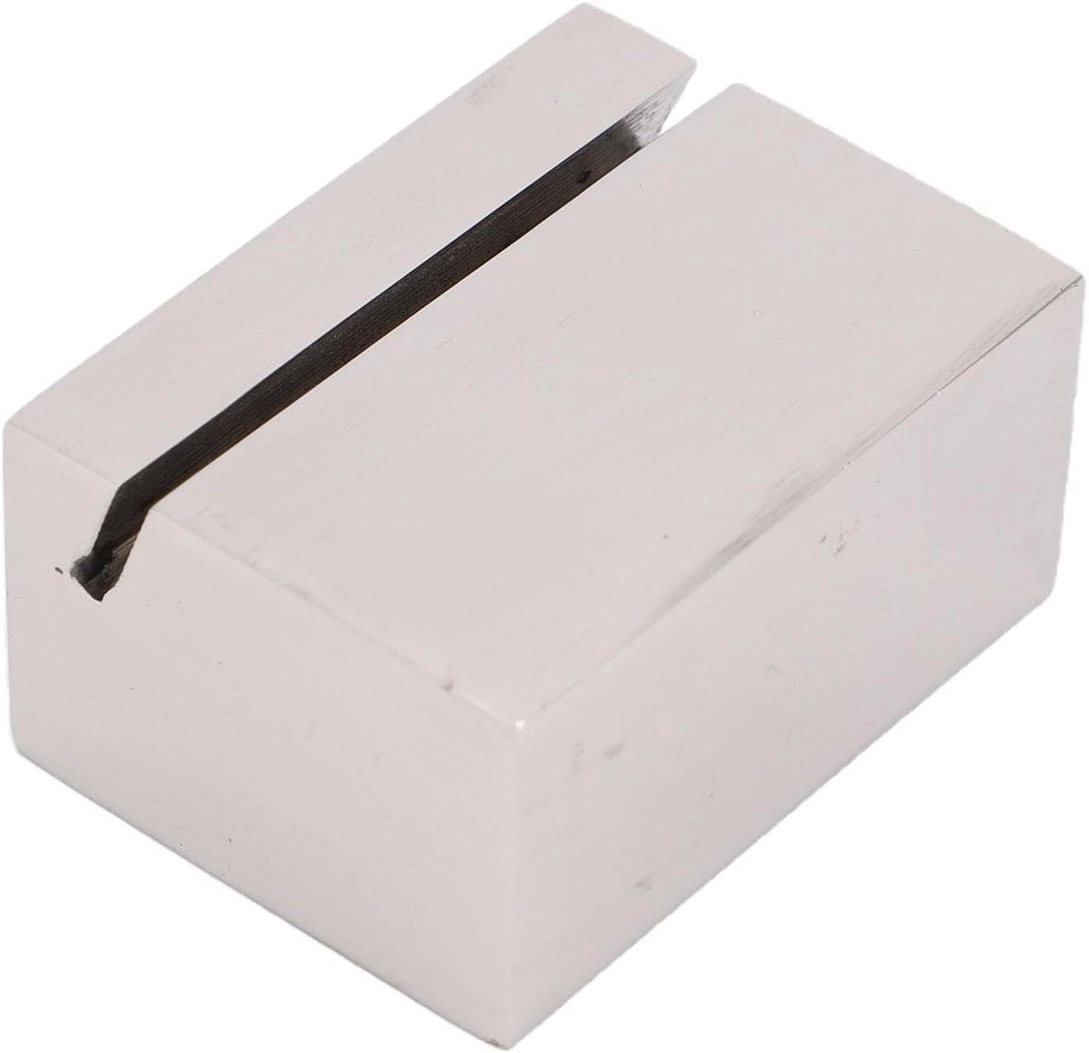 Tafelnummerhouders - Kaarthouders - Feestdecoratie - Verzwaarde Basis - 4x3x2cm - Zilver