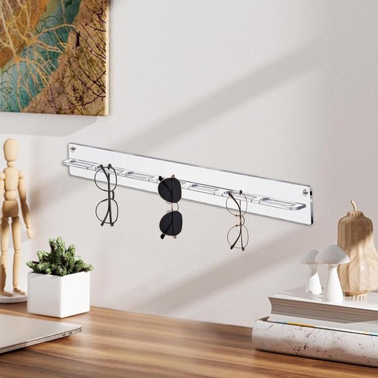 Wandmontage Zonnebrilhouder van Acryl - Praktische Zonnebril Organizer voor Thuis en Winkels van Merkloos — afbeelding 5
