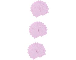 Poetsdoeken Sets - Schoonmaakdoekjes Microvezel - Sieraden Reinigen - Superfijne Vezels - 3 Sets 100 Stuks - Zilver Roze