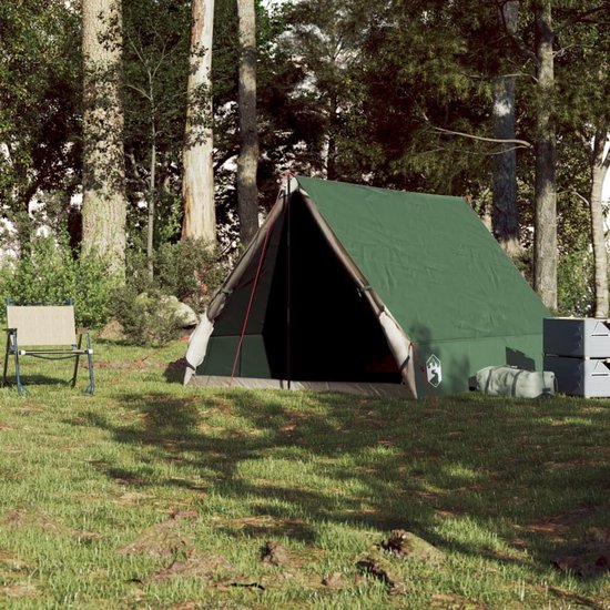 Kampeer Tent - Outdoor Tent - Kamperen en wandelen - Waterdicht ontwerp - 2 persoons - Groen — afbeelding 2