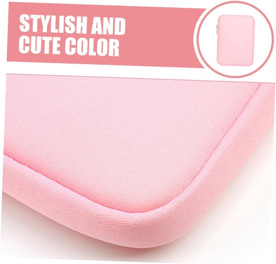 Lezerstas Beschermhoes - E-reader Tas - Reizen en Opbergen - Stevige Ritssluiting - 17x12.5x2cm - Roze — afbeelding 4